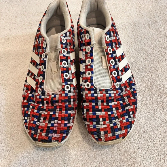 Adidas Men's Athletic Torsion ZX Flux Running Shoes 6.5 Blue Red USA America - Picture 9 of 12